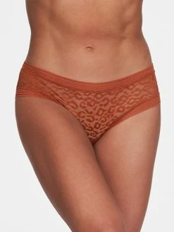 Fredericks Of Hollywood Demi Leopard Spot Mesh Panty