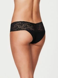 Fredericks Of Hollywood Emma Cotton And Lace Bikini Panties