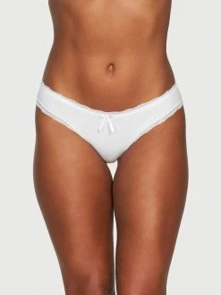 Fredericks Of Hollywood Cora Cotton And Lace Bikini Panties