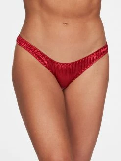 Fredericks Of Hollywood Panties Nicky Satin Bow Bikini Brief