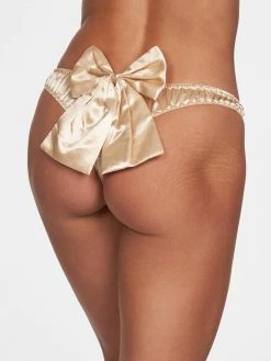 Fredericks Of Hollywood Nicky Satin Bow Bikini Brief