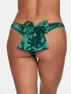 Fredericks Of Hollywood Nicky Satin Bow Bikini Brief Panties