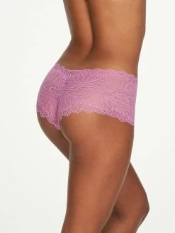 Fredericks Of Hollywood Saffron Floral Lace Boyshorts Panties