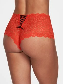 Fredericks Of Hollywood Sheree All Over Lace Boyshorts Panties