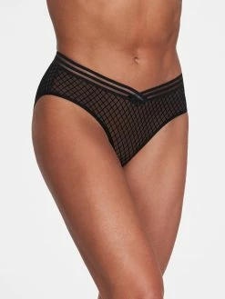 Fredericks Of Hollywood Lola Leigh Velvet Burnout Boyshorts