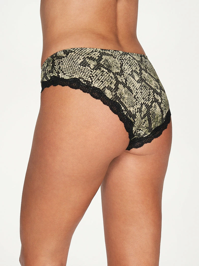 Fredericks Of Hollywood Cherie Printed & Lace Boyshorts Panties 2 Fredericks Of Hollywood Cherie Printed & Lace Boyshorts Panties