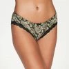Fredericks Of Hollywood Cherie Printed & Lace Boyshorts Panties