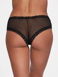 Fredericks Of Hollywood Panties Zoie Mesh And Lace Boyshorts
