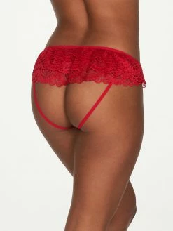Fredericks Of Hollywood Panties Idelle Floral Lace Naughty Knicker