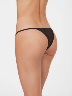Fredericks Of Hollywood Thongs & Tangas Zalia Tiger Print Satin Tanga