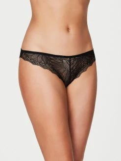 Fredericks Of Hollywood Saffron Floral Lace Thong