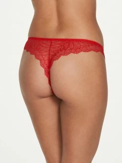 Fredericks Of Hollywood Saffron Floral Lace Thong