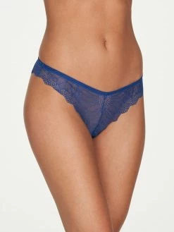 Fredericks Of Hollywood Saffron Floral Lace Thong