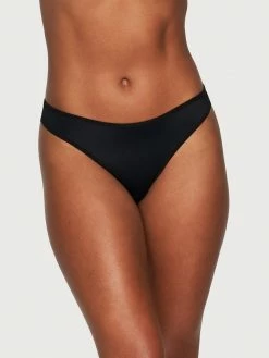 Fredericks Of Hollywood Krystal Microfiber Thong Panties