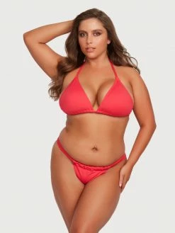 Fredericks Of Hollywood Alisa Padded Triangle Bikini Top Plus Size