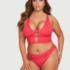 Fredericks Of Hollywood Sunset Bikini Top Plus Size