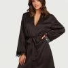 Fredericks Of Hollywood Erina Satin And Lace Robe Lingerie