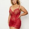 Fredericks Of Hollywood Hannah Belle Lace And Satin Chemise Lingerie