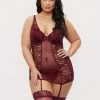 Fredericks Of Hollywood Dixon Lace And Mesh Chemise