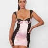Fredericks Of Hollywood Ilana Satin And Lace Chemise Lingerie