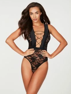 Fredericks Of Hollywood Lingerie Belle Lucia Plunge Teddy