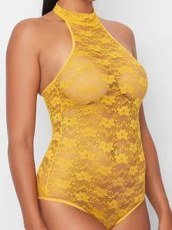 Fredericks Of Hollywood Margarita Floral Lace Teddy Lingerie