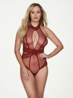 Fredericks Of Hollywood Alexia Love Mesh Teddy