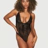 Fredericks Of Hollywood Jaidynn Lace And Mesh Teddy
