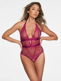 Fredericks Of Hollywood Lingerie Jaymes Lace & Mesh Teddy