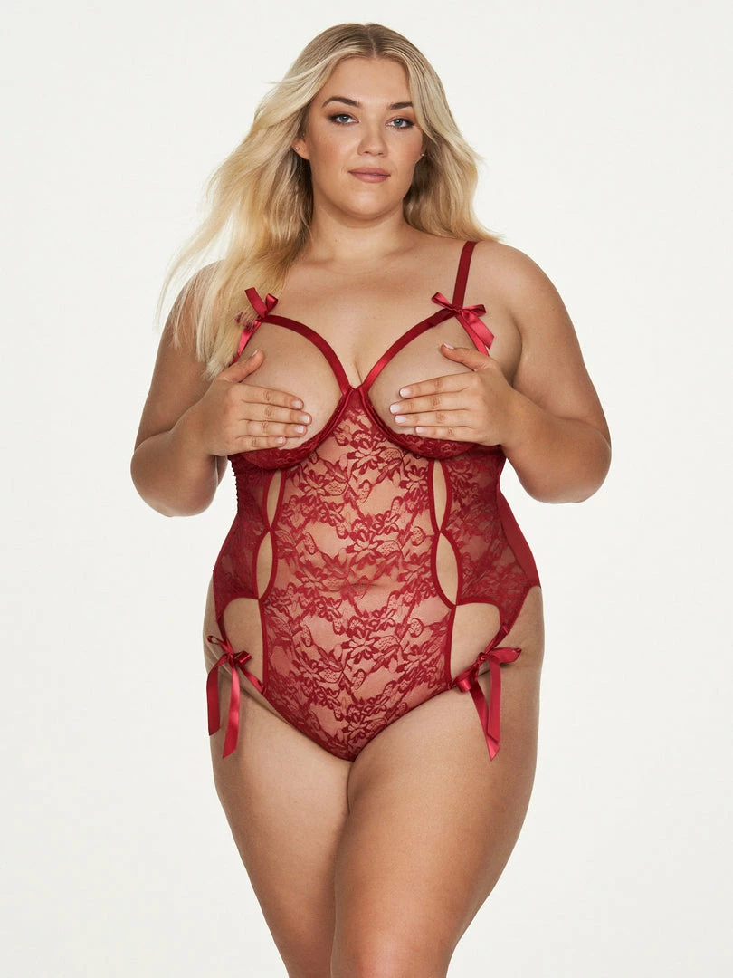 Fredericks Of Hollywood Skye Open Cup Teddy 1 Fredericks Of Hollywood Skye Open Cup Teddy