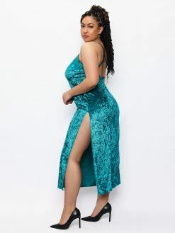 Fredericks Of Hollywood Chelsey Velvet Gown Plus Size