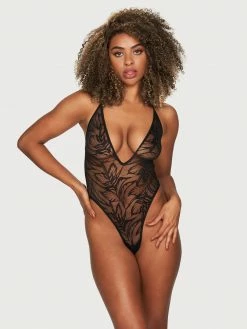 Fredericks Of Hollywood Rozy Open Back Teddy