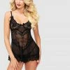Fredericks Of Hollywood Lara May Lace Babydoll Lingerie