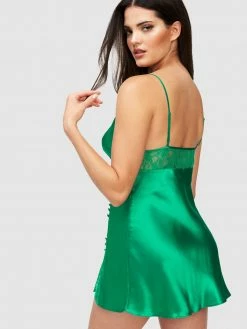 Fredericks Of Hollywood Delphine Satin Babydoll Lingerie