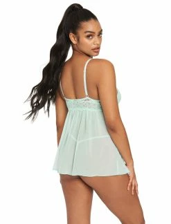 Fredericks Of Hollywood Leslie Babydoll Set Lingerie