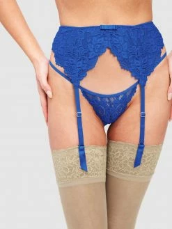 Fredericks Of Hollywood Gartered Lingerie Jessica Lace Garter Belt