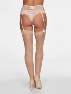 Fredericks Of Hollywood Solid Top Sheer Stocking