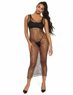 Fredericks Of Hollywood Idina Bodystocking Lingerie