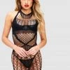 Fredericks Of Hollywood Cace Bodystocking Lingerie