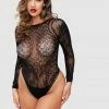 FREDERICKS OF HOLLYWOOD Kaitlyn Teddy Bodystocking Lingerie