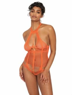 Fredericks Of Hollywood Davida Teddy Bodystocking Lingerie