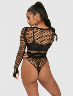 Fredericks Of Hollywood Iveta Bodystocking Lingerie