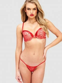 Fredericks Of Hollywood Exxtreme Cleavage Tuxedo Lace Boost Bra