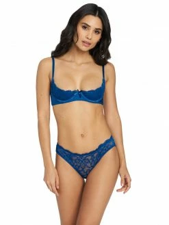 Fredericks Of Hollywood Allegra Satin And Lace Shelf Bra Bras