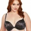 Fredericks Of Hollywood Heartthrob Print Full Figure Boost Bra Bras