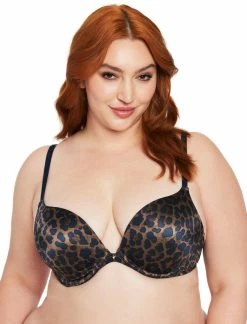 Fredericks Of Hollywood Heartthrob Print Full Figure Boost Bra Bras