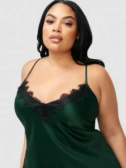 Fredericks Of Hollywood Erina Satin And Lace Babydoll