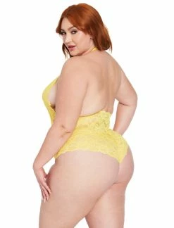 Fredericks Of Hollywood Jessica Lace Teddy Lingerie