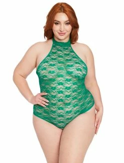 Fredericks Of Hollywood Margarita Floral Lace Teddy Lingerie