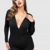 FREDERICKS OF HOLLYWOOD Harper Jersey Rib Romper